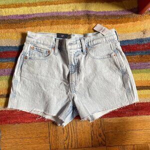 Gap 3" Cheeky Short High Rise 28 6R jean shorts light marble wash NWT